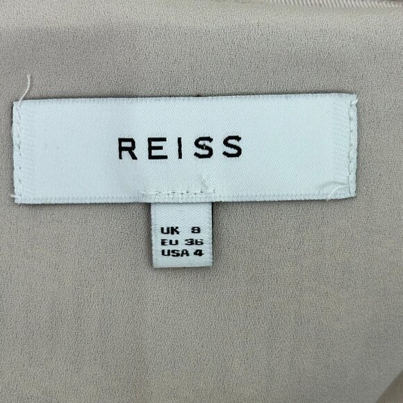 Reiss Strapless Chiffon Maxi Dress - Picture 4 of 10